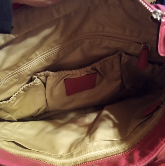 Coach Pink Patent Leather Baby Bag F19911 - Picture 13 of 16